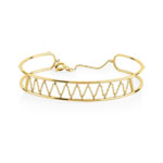 Bracelet semi-rigide or 375 jaune