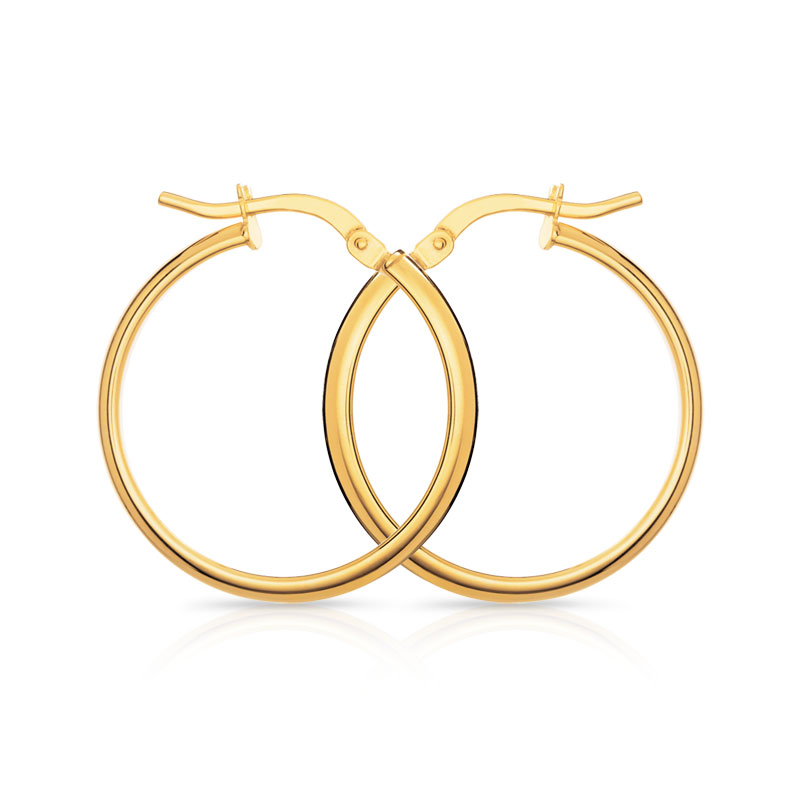 Creoles or 375 jaune - vue V1