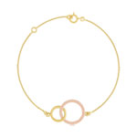 Bracelet or 375 2 tons