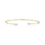 Bracelet or 375 2 tons diamant