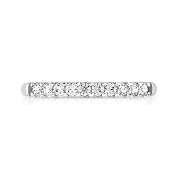 Alliance or 375 blanc diamants