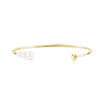 Bracelet or 375 jaune perle de culture de chine