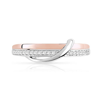 Bague 2 ors 375 diamants