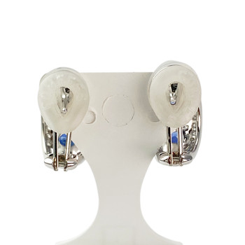 Bo or 750 blanc saphir diamant