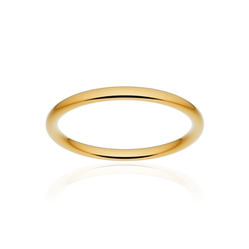 Alliance classique ruban confort or 750 jaune poli 2 mm