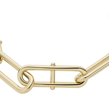 Bracelet FOSSIL acier inoxydable doré 190 cm