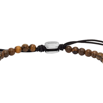 Bracelet FOSSIL acier inoxydable oeil de tigre