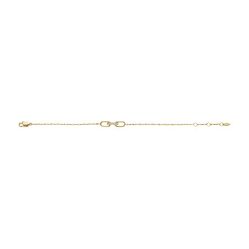 Bracelet FOSSIL HERITAGE acier inoxydable doré