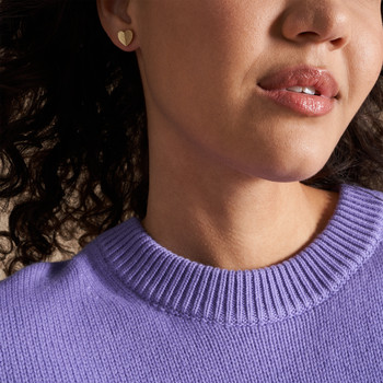 Boucles d'oreilles FOSSIL Harlow Hearts acier inoxydable doré