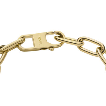 Bracelet FOSSIL Harlow Hearts acier inoxydable doré