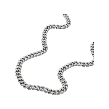 Collier FOSSIL Harlow Linear Texture acier inoxydable