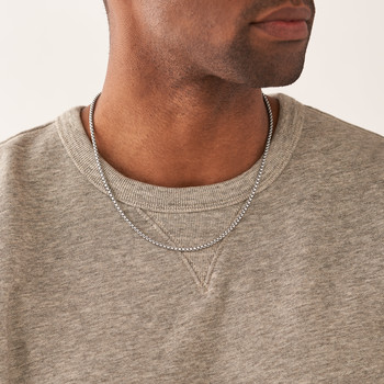 Collier FOSSIL acier inoxydable 51 cm