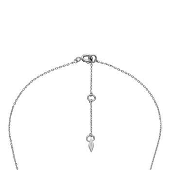 Collier FOSSIL argent 925 infini zirconias 45 cm
