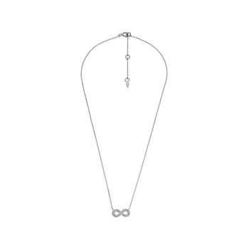 Collier FOSSIL argent 925 infini zirconias 45 cm