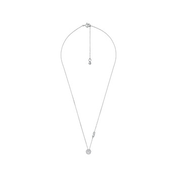 Necklace MICHAEL KORS silver 925 rhodium zirconias 45 cm