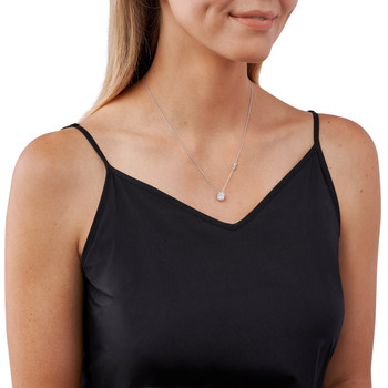 Ketting MICHAEL KORS zilver 925 gerhodineerd zirkonia's 45 cm