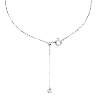 Ketting MICHAEL KORS zilver 925 gerhodineerd zirkonia's 43 cm