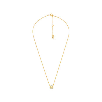 Ketting MICHAEL KORS zilver 925 goud zirkonia's 43 cm