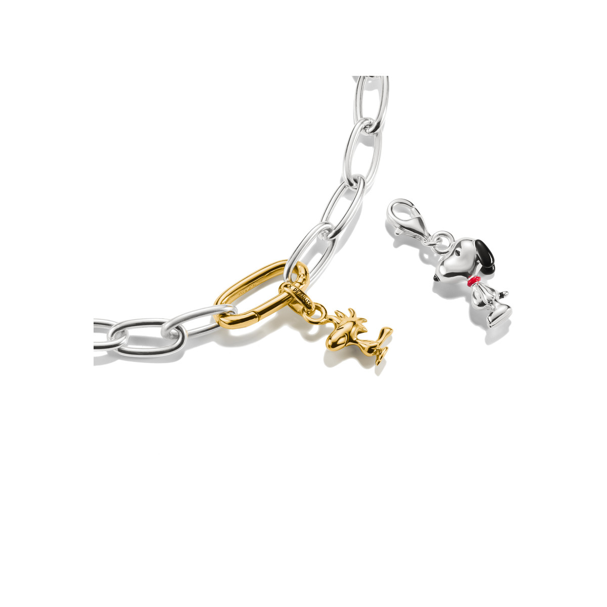 Charm's THOMAS SABO X PEANUTS Woodstock argent 925 doré - vue D1