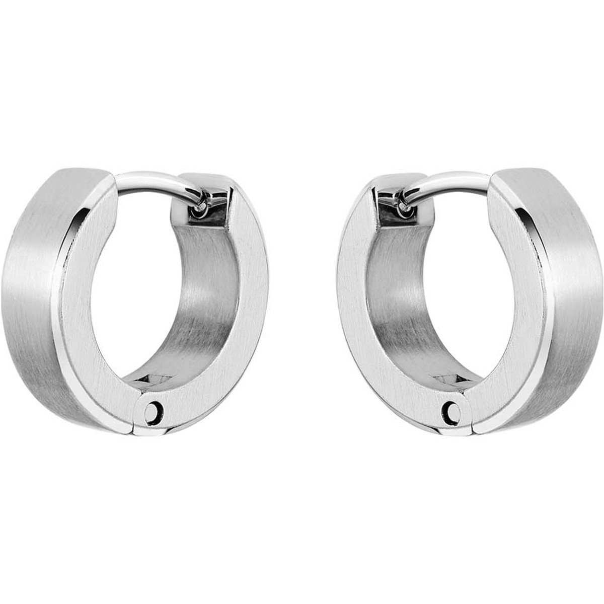 Boucles d'oreille BOSS acier - vue 3