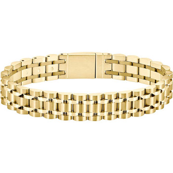 Bracelet acier doré jaune