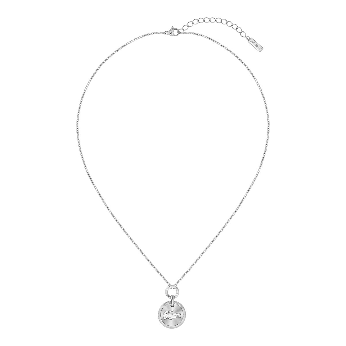 Collier LACOSTE MOMENTO acier 46 cm