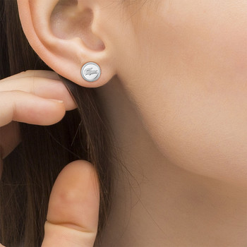 Boucles d'oreille acier