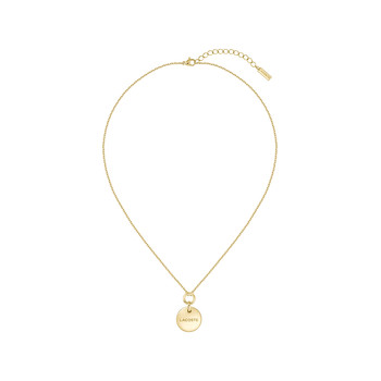 Necklace LACOSTE MOMENTO gold-plated steel 46cm