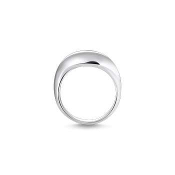 Bague THOMAS SABO argent goutte organique