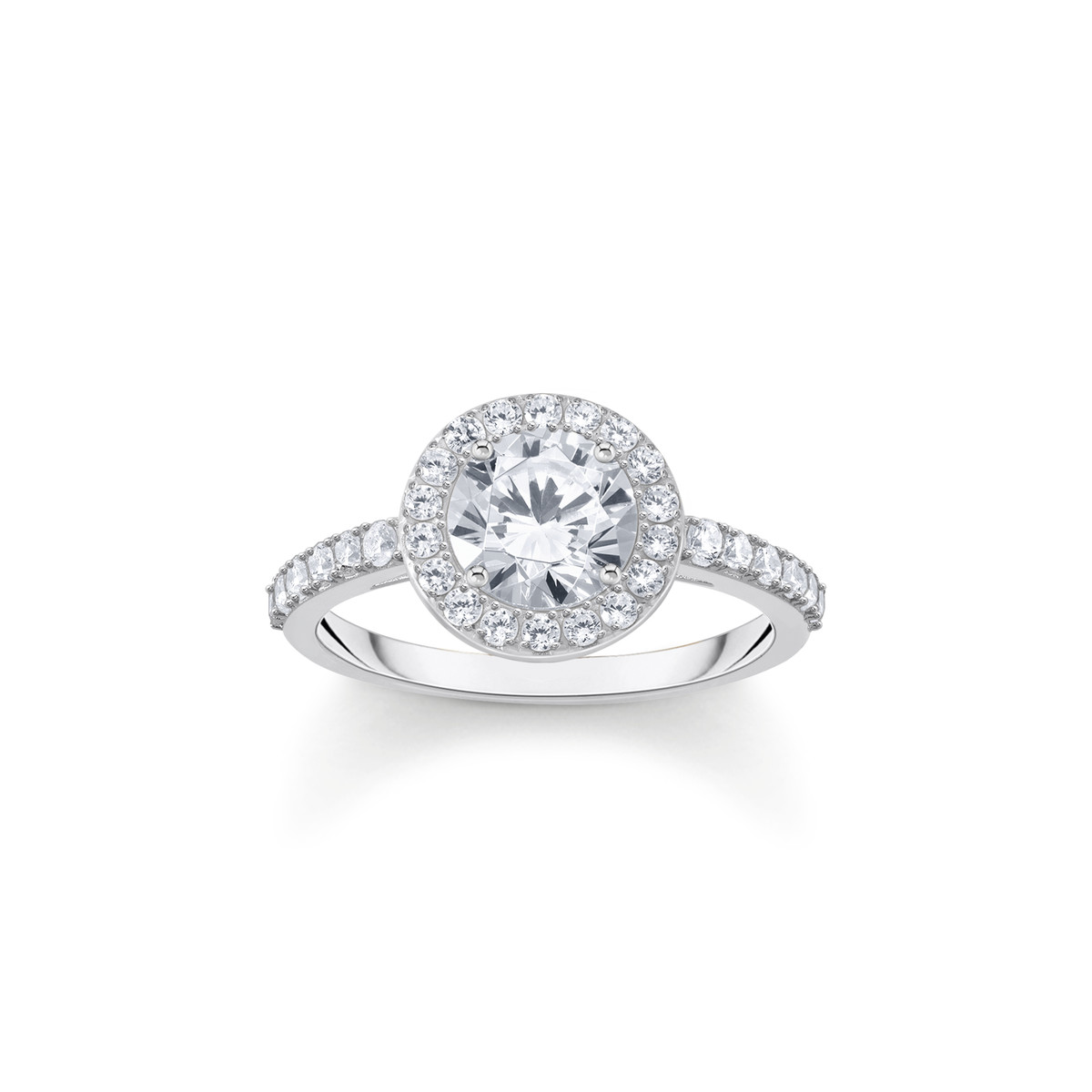 Bague argent gris