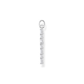 Pendentif argent gris