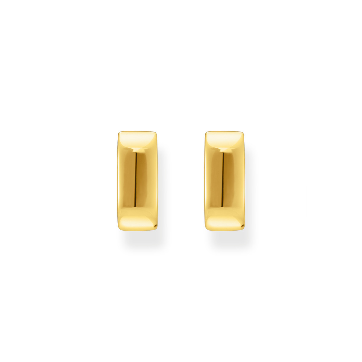 Boucles d'oreilles THOMAS SABO argent doré jaune - vue 2