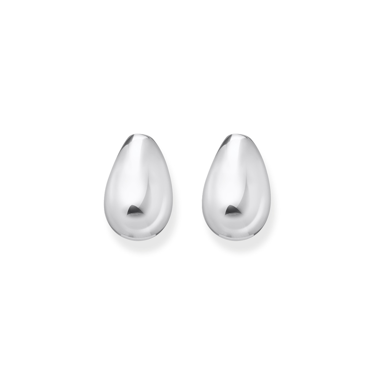 Boucles d'oreilles argent gris - vue 2