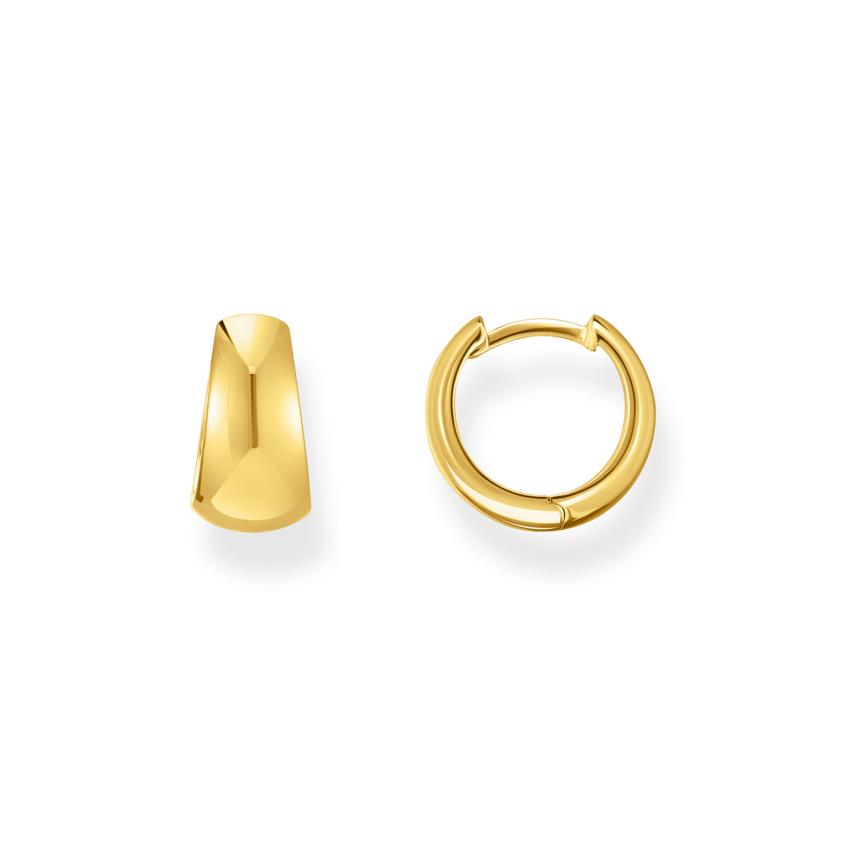 Boucles d'oreilles THOMAS SABO trapézoïdale Argent doré