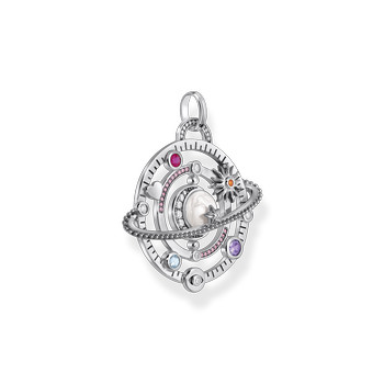 Pendentif argent gris
