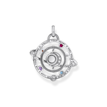Pendentif argent gris