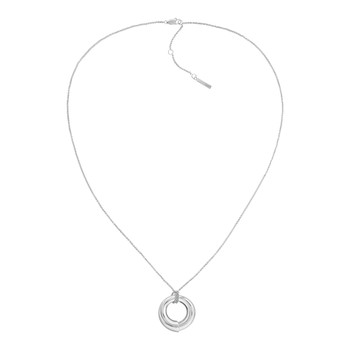 CALVIN KLEIN steel CK spiral necklace