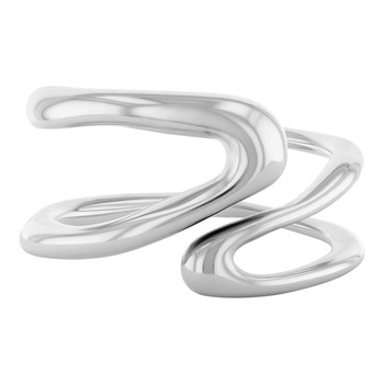 Bague CALVIN KLEIN acier statement links