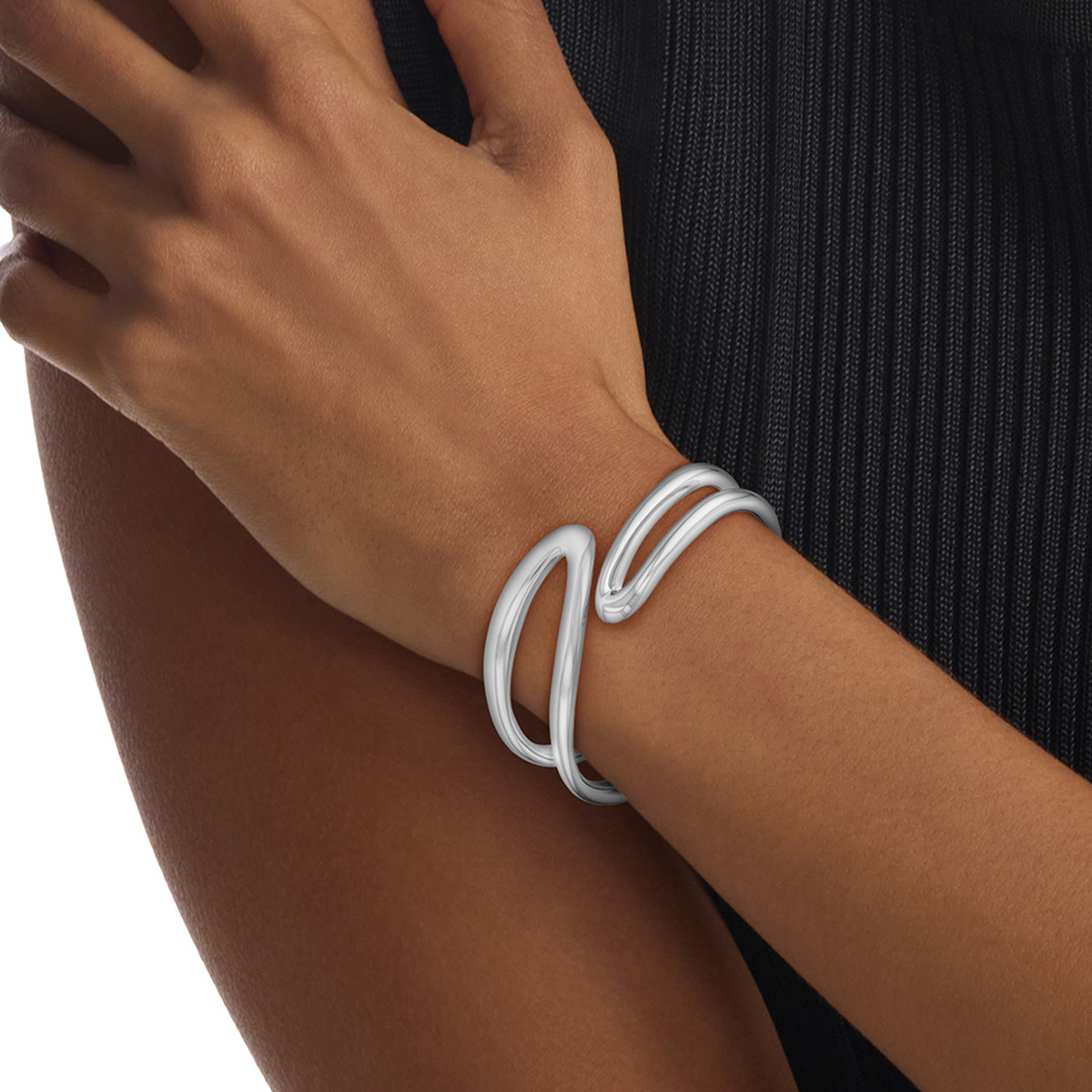 Bracelet CALVIN KLEIN acier Statement Links - vue porté 1