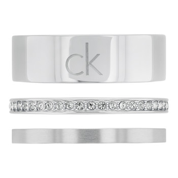 Bague CALVIN KLEIN acier trio