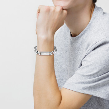 Bracelet LACOSTE backhand acier longueur 19 cm