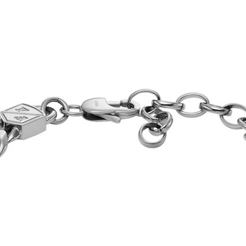 Bracelet FOSSIL HARLOW acier inoxydable longueur 16.5 cm