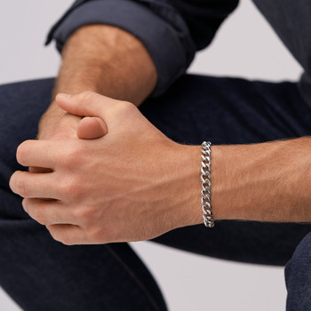 Bracelet FOSSIL HARLOW acier inoxydable longueur 16.5 cm