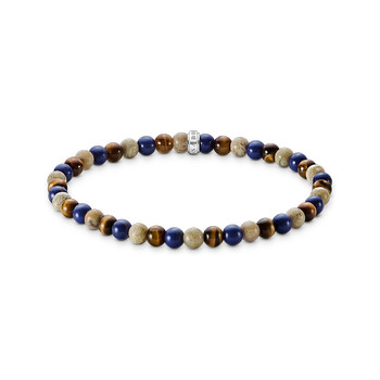 Bracelet THOMAS SABO argent pierre synthétiques bleu