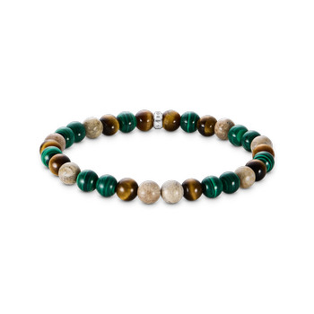 Bracelet THOMAS SABO argent pierre synthétiques vert