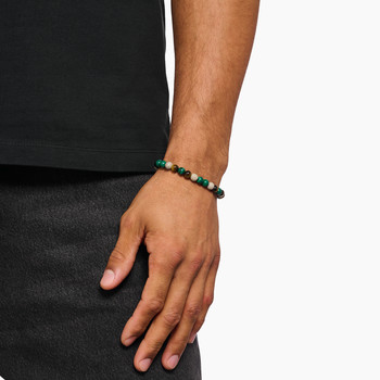 Bracelet THOMAS SABO argent pierre synthétiques vert