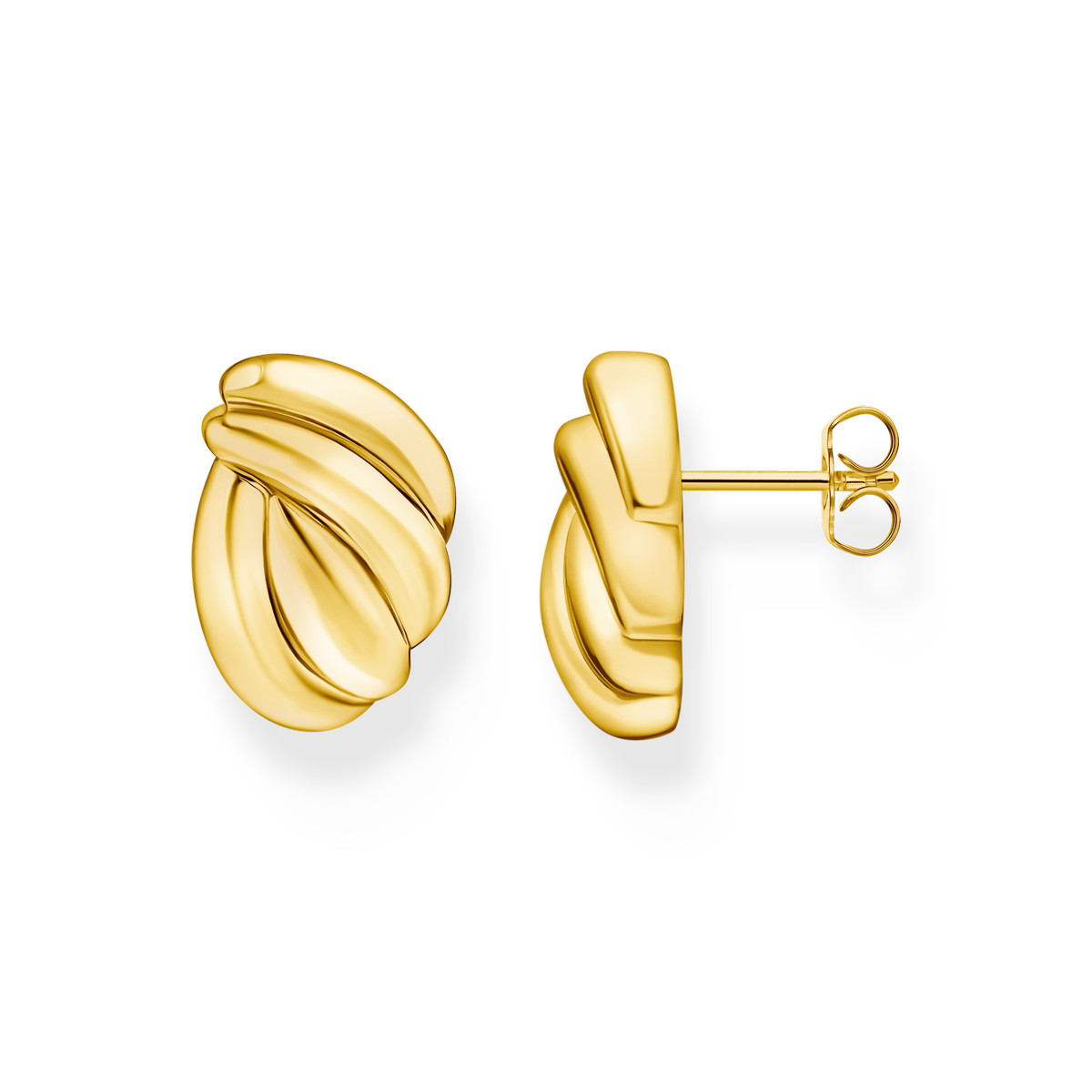 Boucles d'oreille THOMAS SABO argent doré jaune