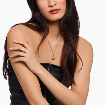 Pendentif THOMAS SABO argent motif rose