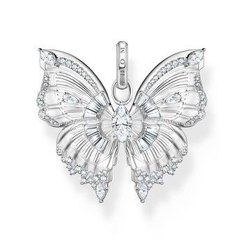 Pendentif THOMAS SABO argent papillon oxyde de zirconiums