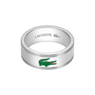 Bague LACOSTE arthor acier inoxydable